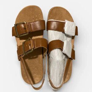 NEW Vionic Reese Slingback Sandals Women's Size 7.5M Tan